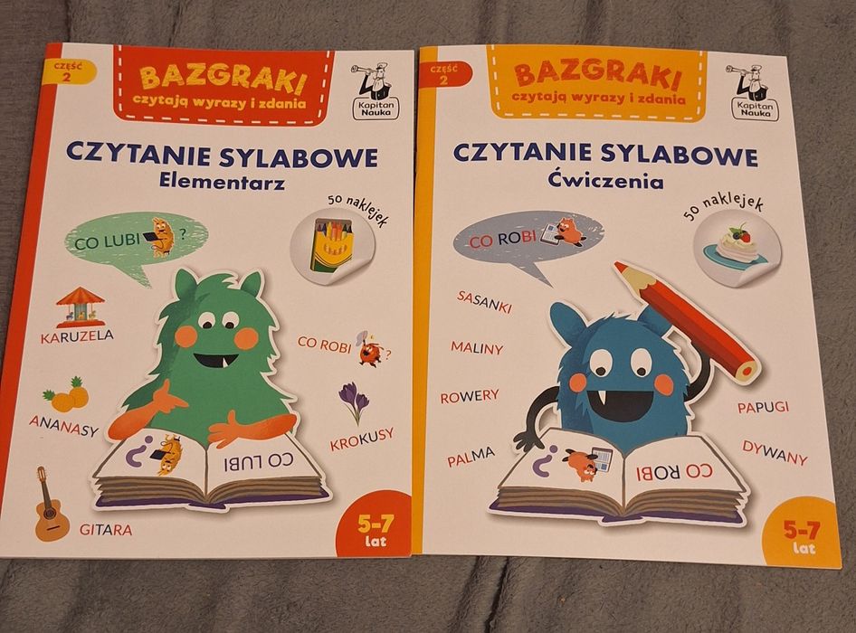 Zestaw Bazgraki Czytanie sylabowe