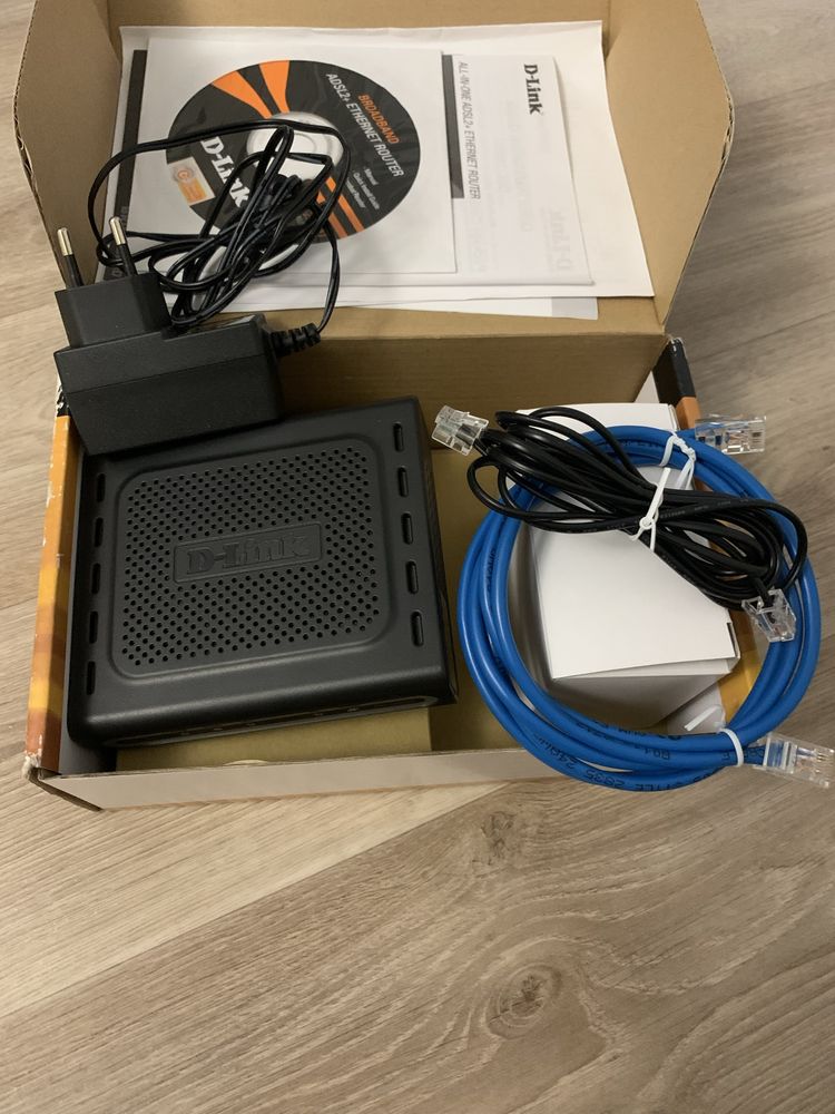Маршрутизатор D-Link DSL-2500U Модем ADSL2