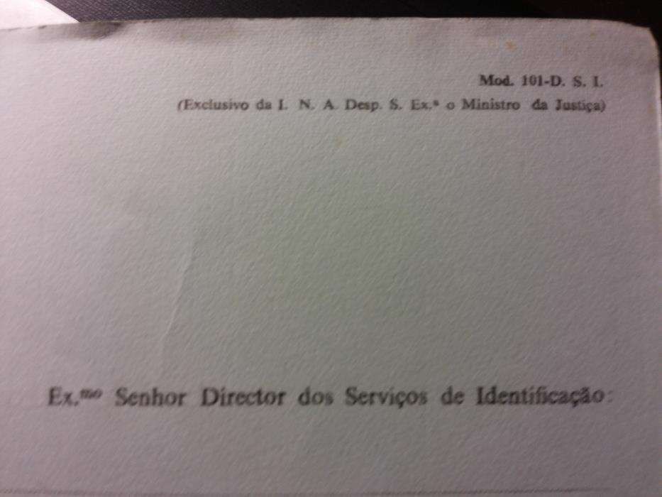 Registo Criminal - Em Papel Almaço - I.N.A. - Angola