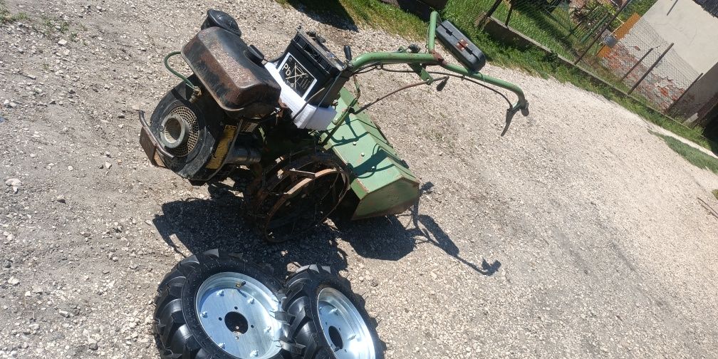Glebogryzarka Lombardini 7hp palona z kluczyka 3biegi przód i Revers