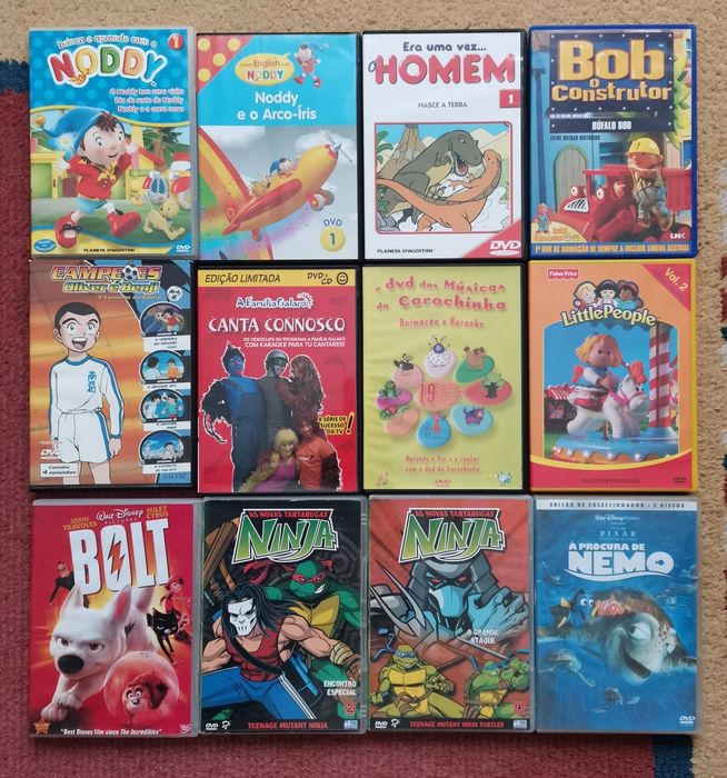 Filmes animação Nemo, bolt