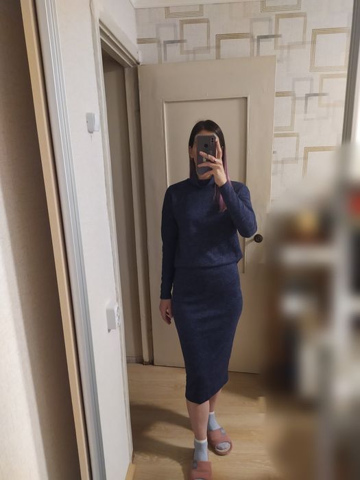 Теплый костюм юбка+кофта