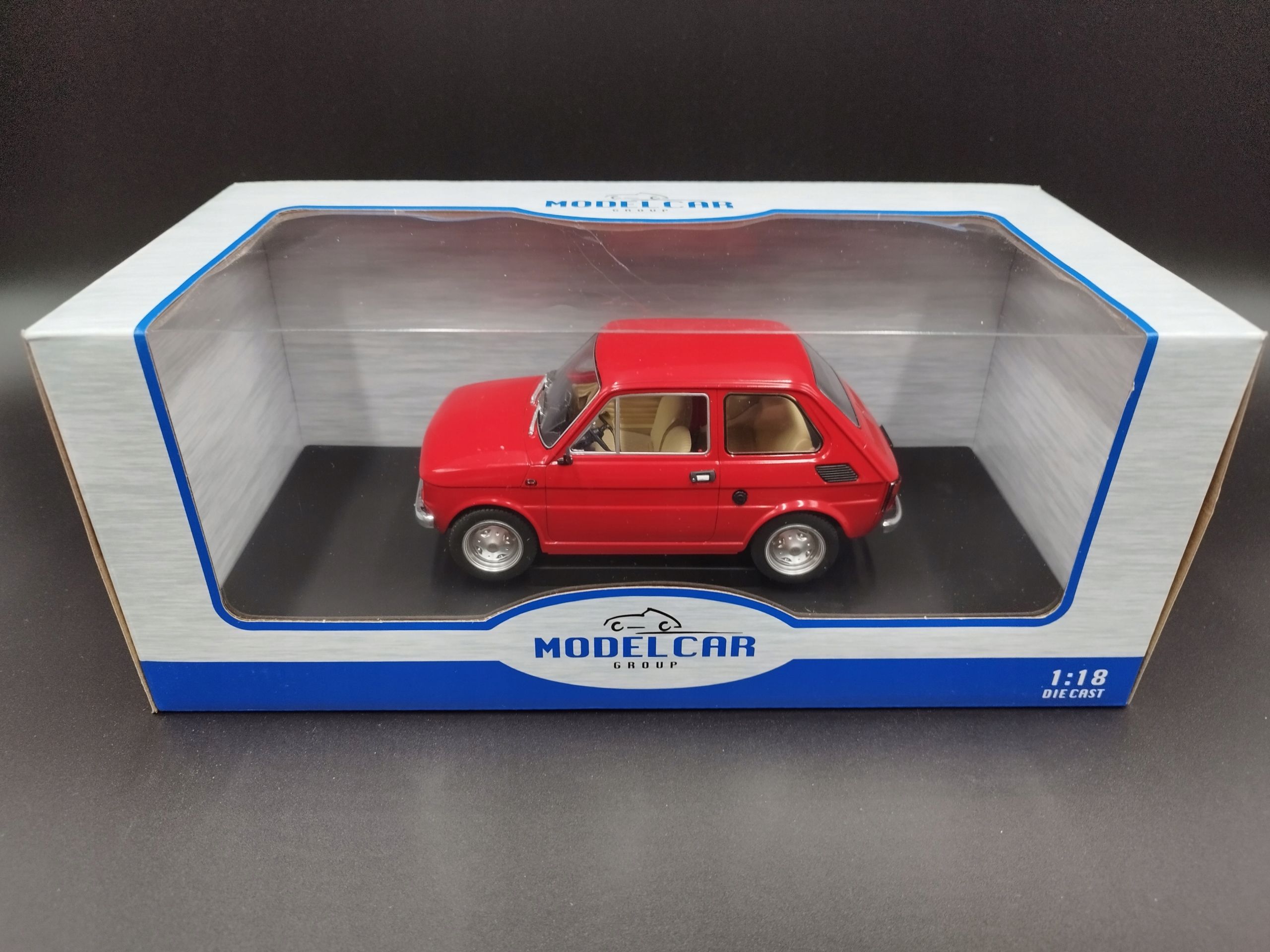 1:18 MCG Fiat 126 maluch model nowy