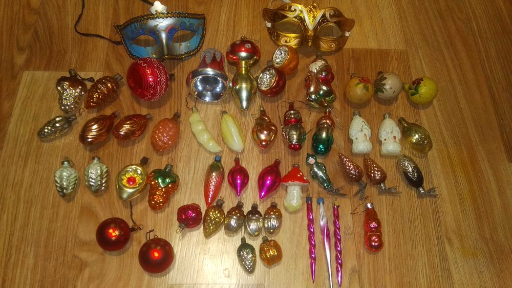 Продам ёлочные игрушки прошлого века
