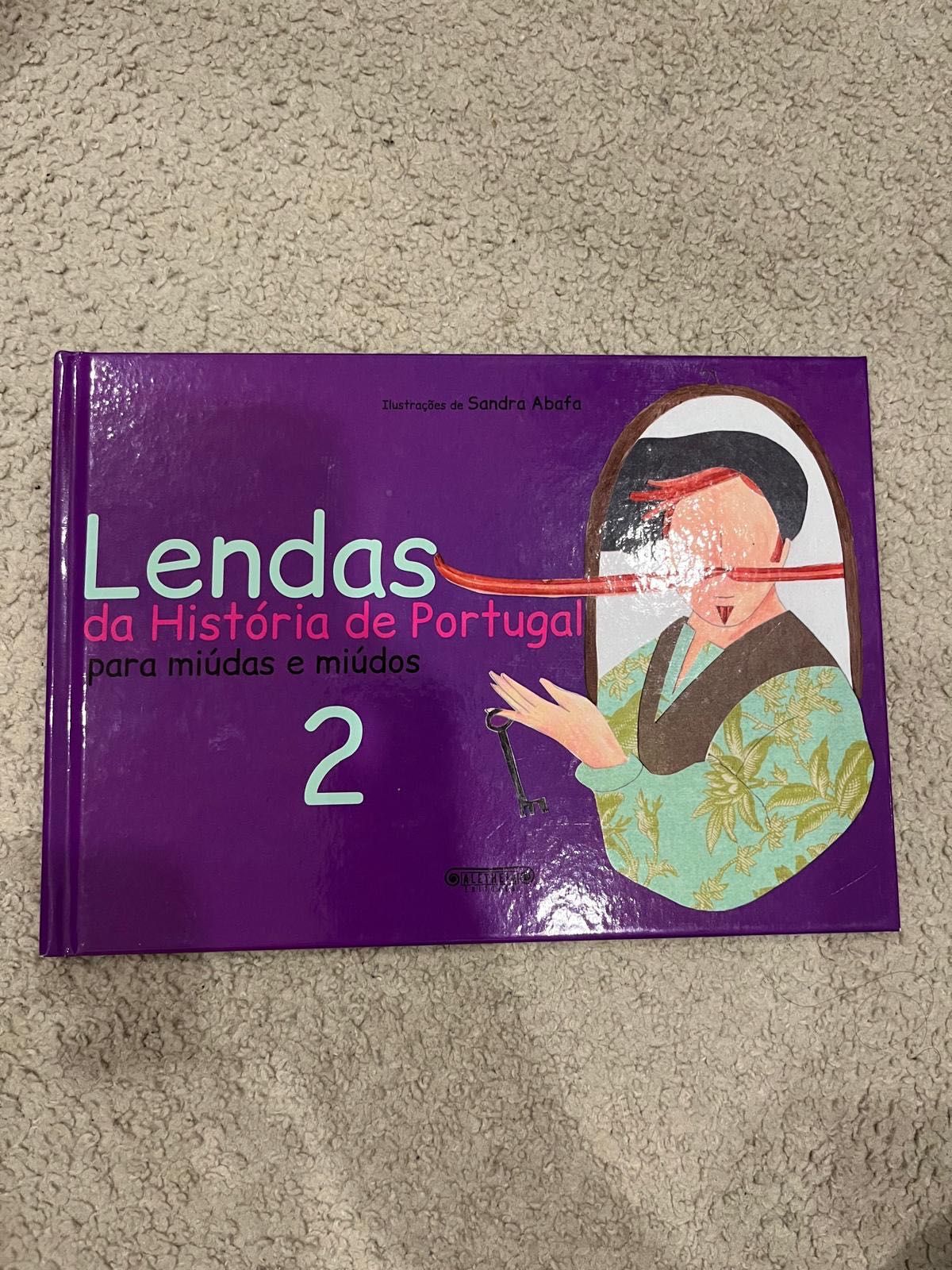 livro “Lendas da História de Portugal para miúdas e miúdos 2”