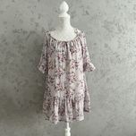 Letnia pastelowa sukienka kwiatki łączka floral