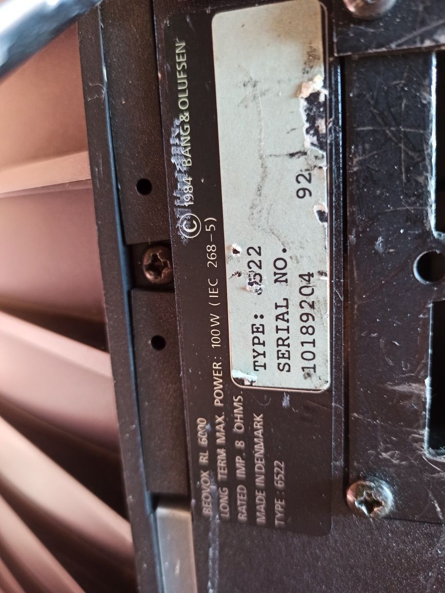 Kolumny Beovox RL6000  Bang & Olufsen