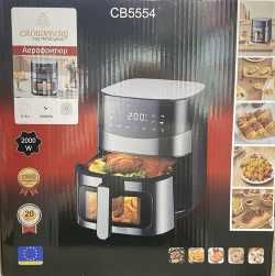 Аэрофритюрница на 6,5л Crownberg CB-5554 Аэрогриль 2000Вт Мультипечь