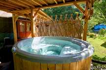 Domki z jacuzzi w górach - sauna | balia | nad rzeką - Energylandia