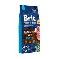 Акция! Корм для собак Brit Premium Dog Sensitive Lamb Rice 15 кг