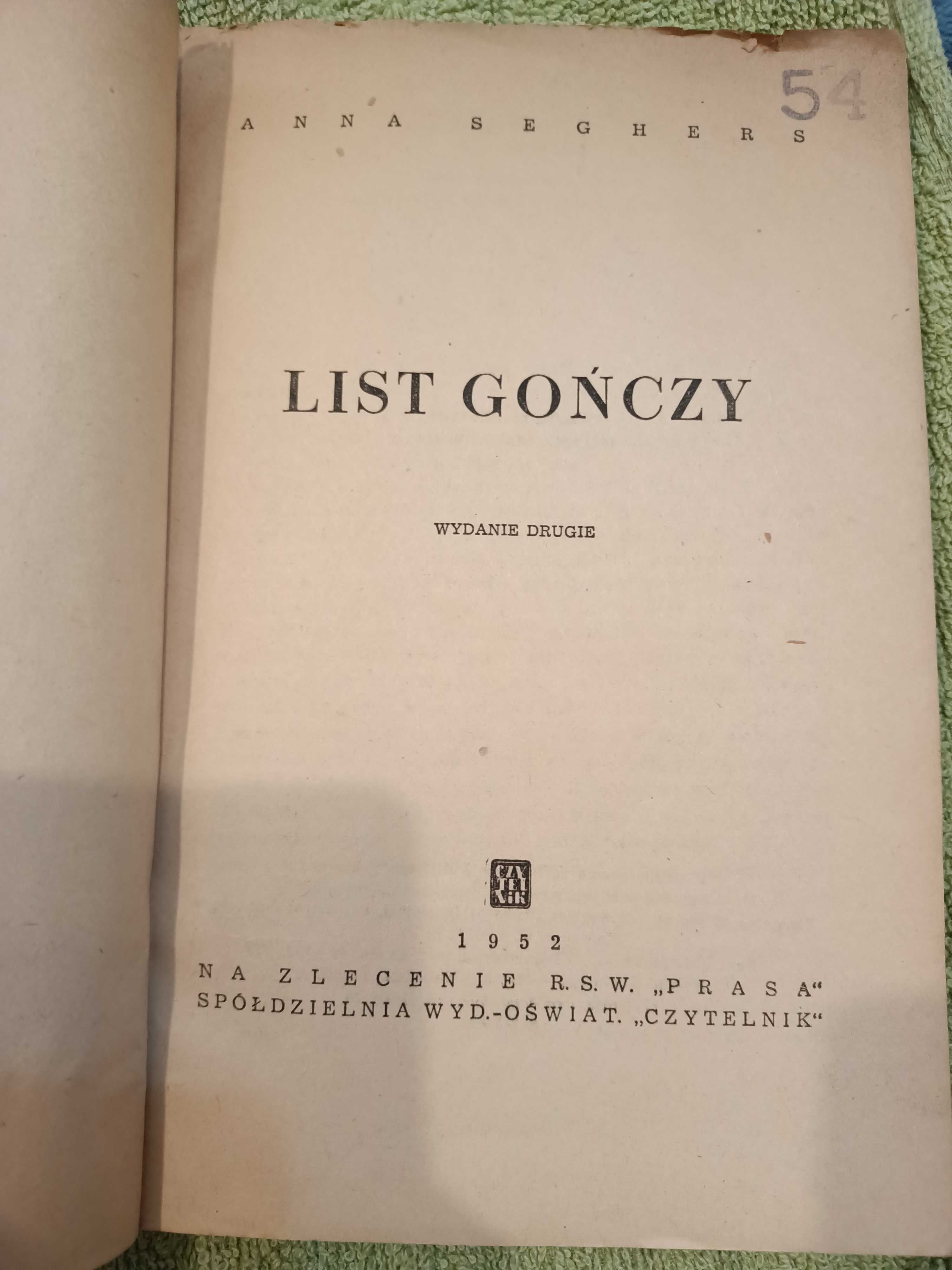 Seghers - List Gończy