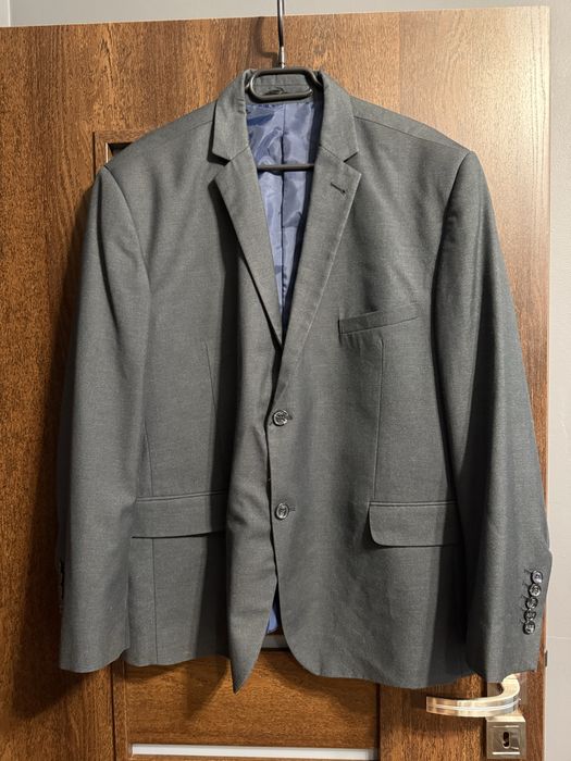 Marynarka, spodnie garniturowe i krawat 2XL/3XL