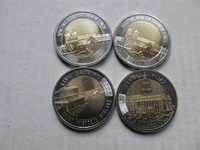 zestaw 4 monet 5 zł okolicznościowych-mennicze