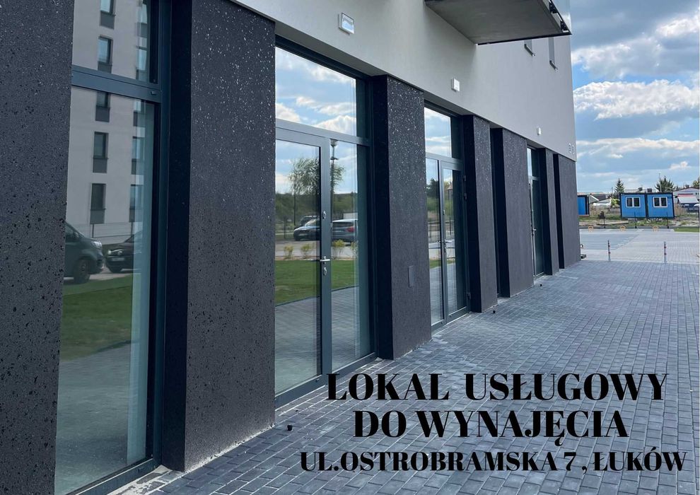 Wynajem lokalu usługowego 160m2 ul. Ostrobramska 7, Łuków