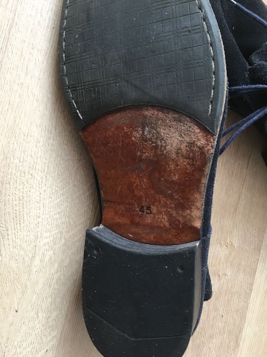 Buty męskie do kostek zamszowe rozmiar 46.