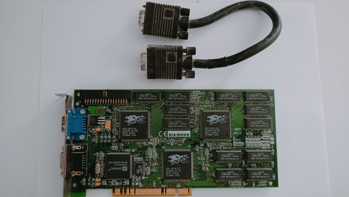 3dfx Voodoo 2 ,12mb pamieci diamond monster 3d akcelerator grafiki