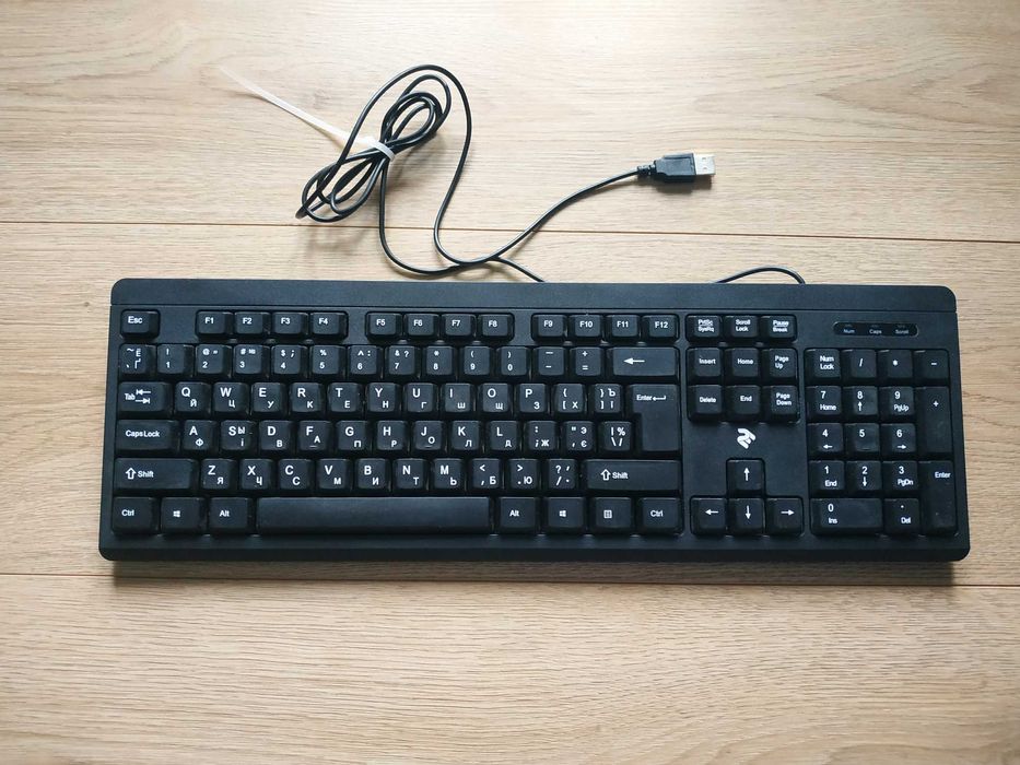 Клавіатура USB Keyboard 2E KS108 для комп'ютера ноутбука клавиатура