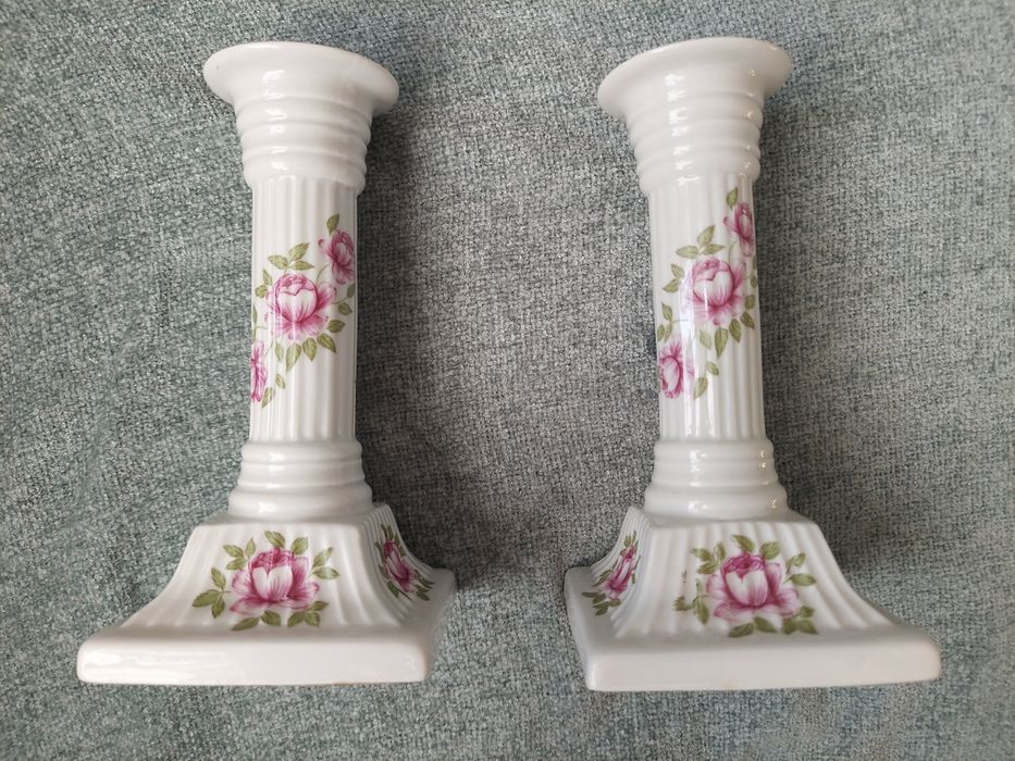 Świeczniki z porcelany