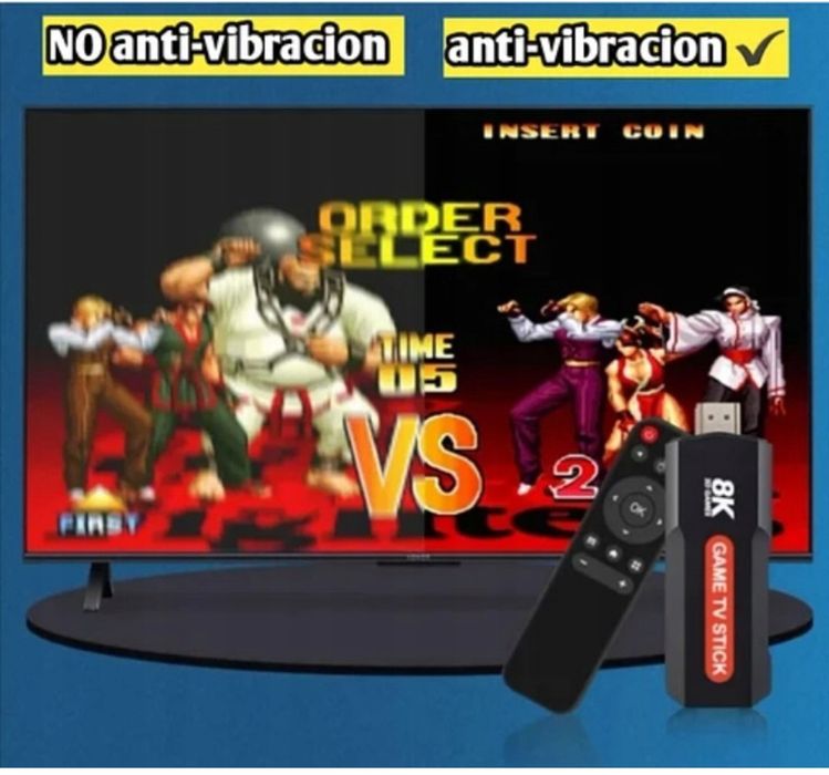 Konsola Retro TV Game Stick 8K Ultra HD 2x Pad ponad 10 tys. GIER