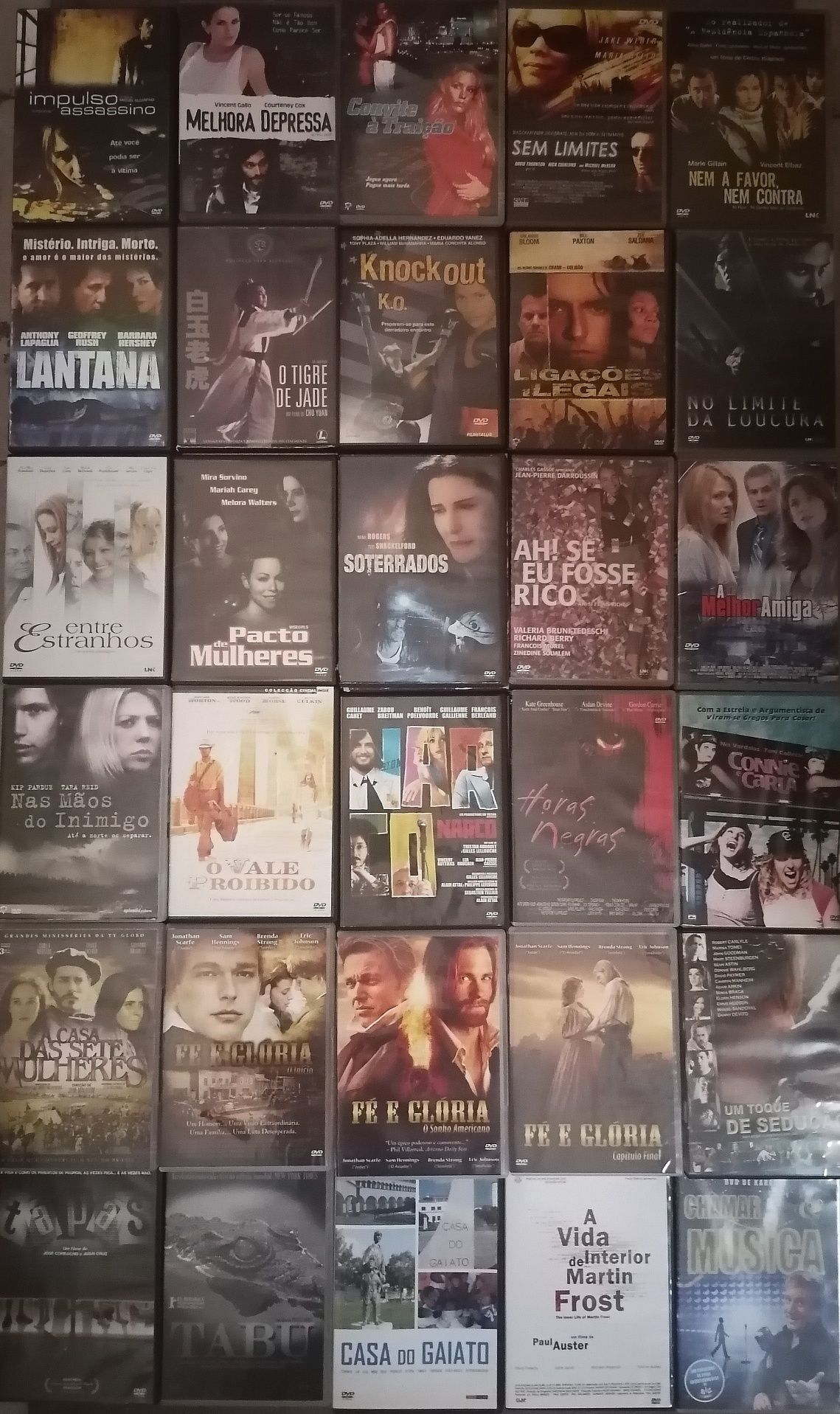 Lote 253 DVD's originais (LOTE 35) filmes / séries