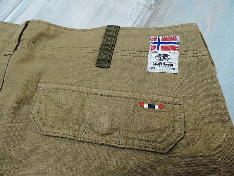 Napapijri Nishop Shorts M65 Cargo Military Nowy Model Spodenki Premium