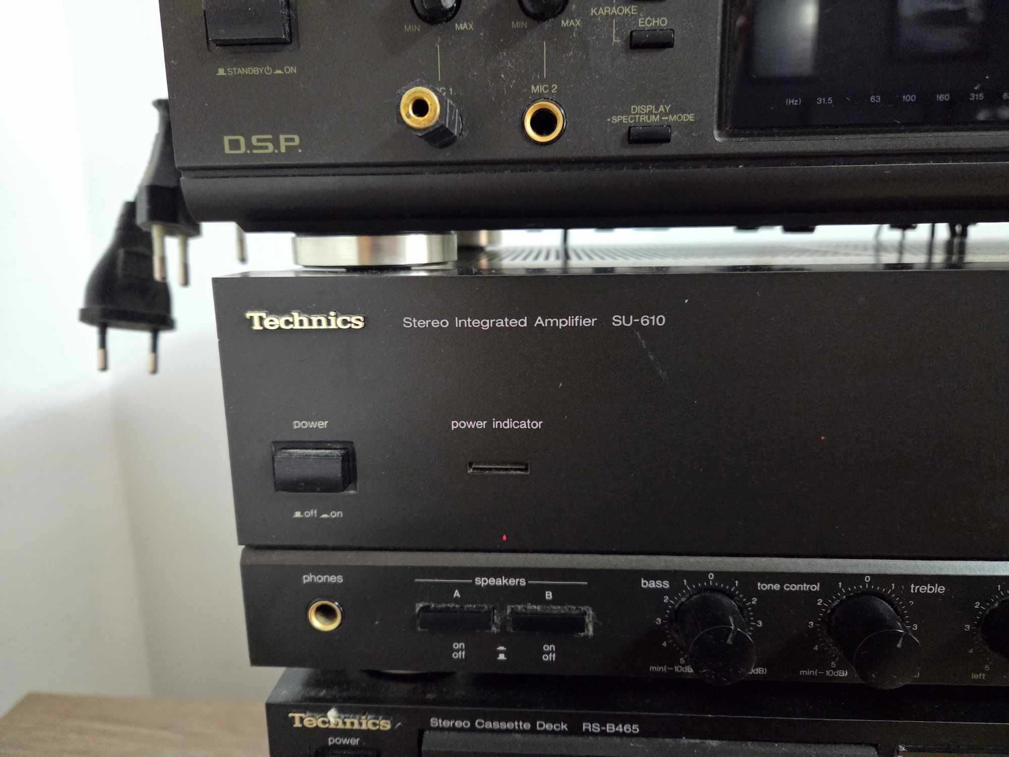 Technics wzmacniacz equalizer RS-B665 SU-610 SH-GE90 SL-PG580A