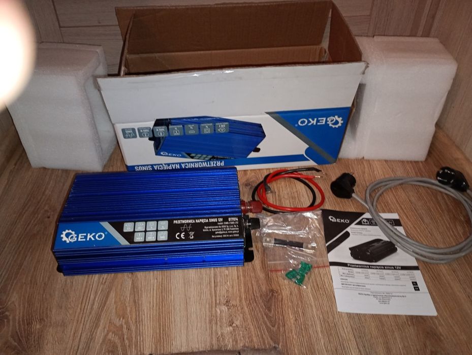 Перетворювач Інвертор Geko G17014 та акумулятор до нього