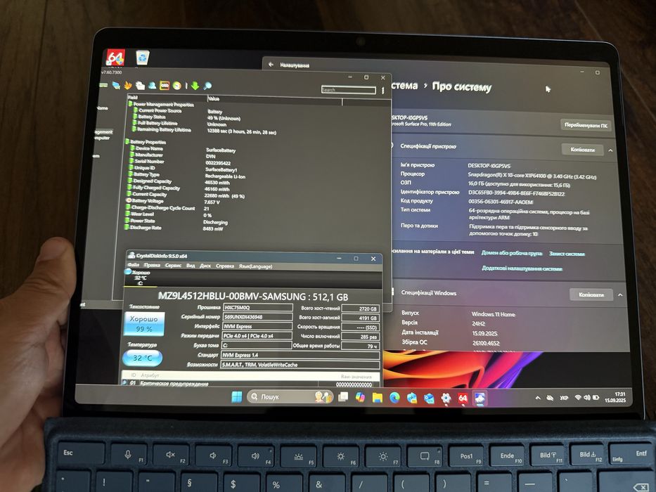 Планшет Surface Pro 11 16/512 Майже новий