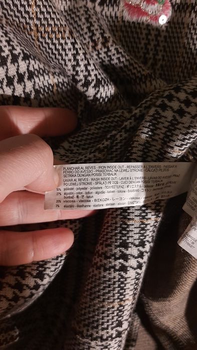 Платье стрейчевое Zara  с вышивкой от 11-15 лет