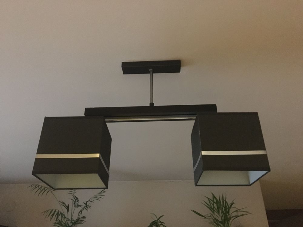 Żurandol Lampa sufitowa wisząca do salonu pokoju kinkiet szyna