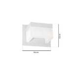 Kinkiet NOWY LEDOWY CUBO 7W LED b.neutralna Milagro
