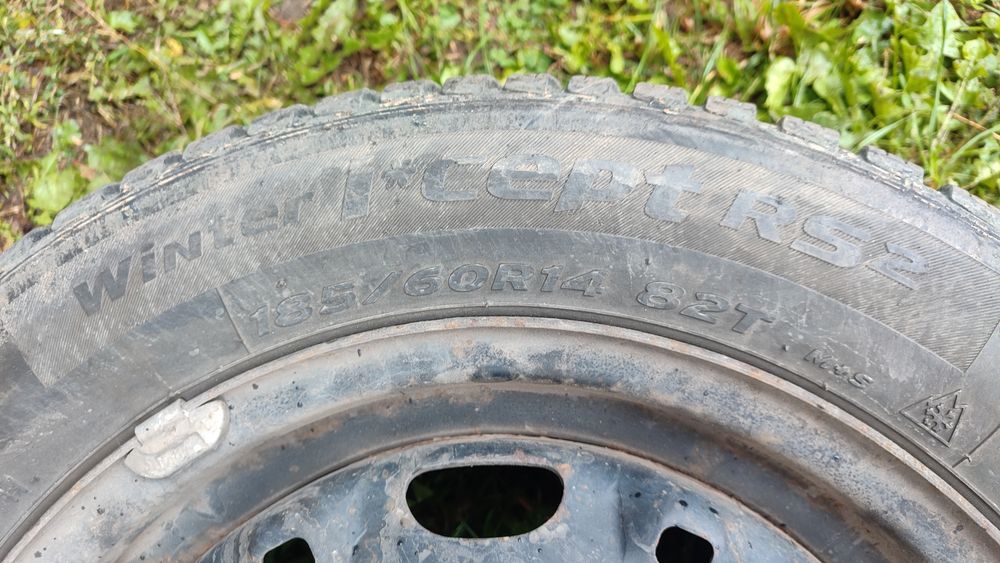 Шини резина зима на штамповках Hankook 185/60/14
