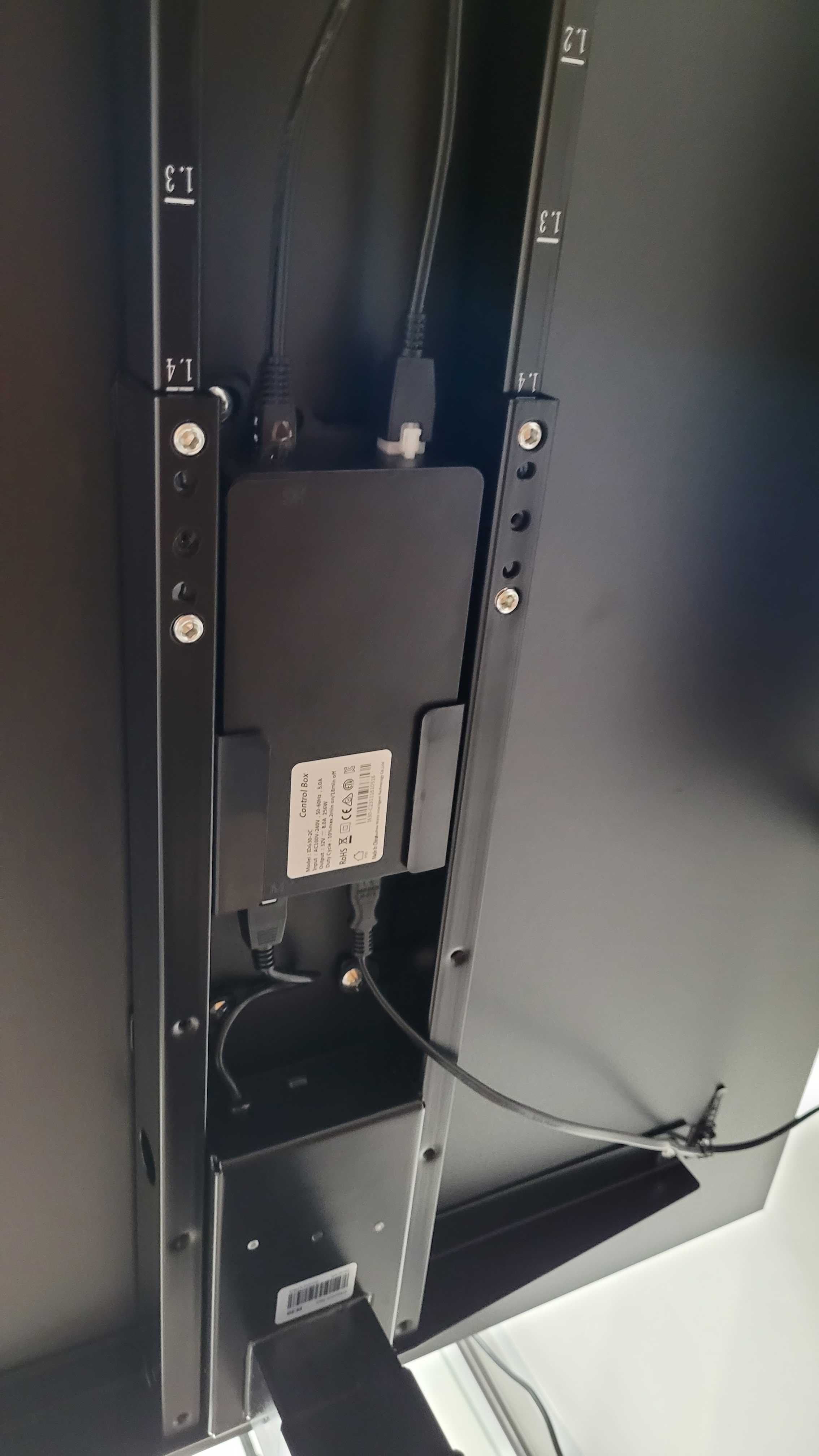 Ergonomiczne biurko elektrycznie regulowane 160x80 czarne GWARANCJA
