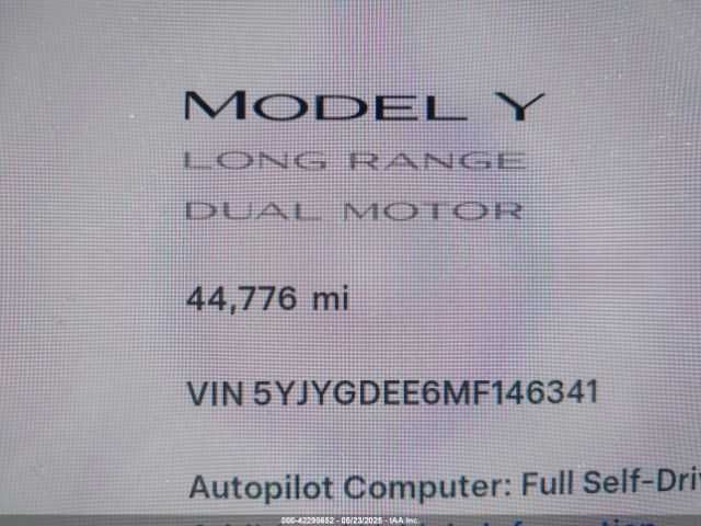 Tesla Model Y Long Range 2021 -