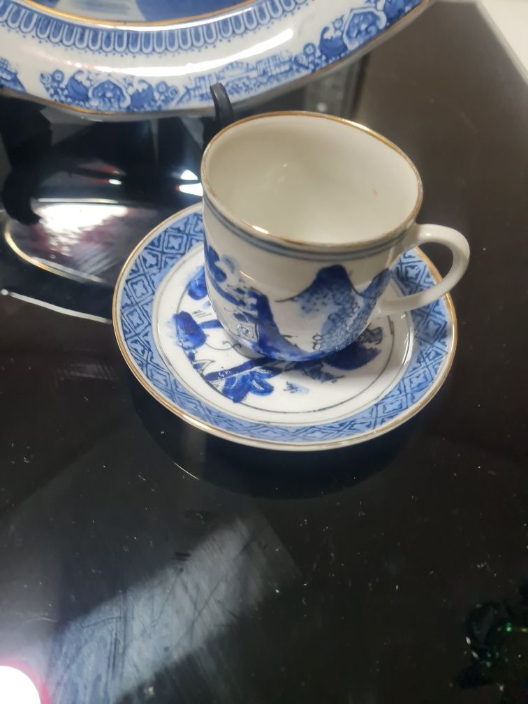 2 Peças antigas decorativas porcelana chinesa