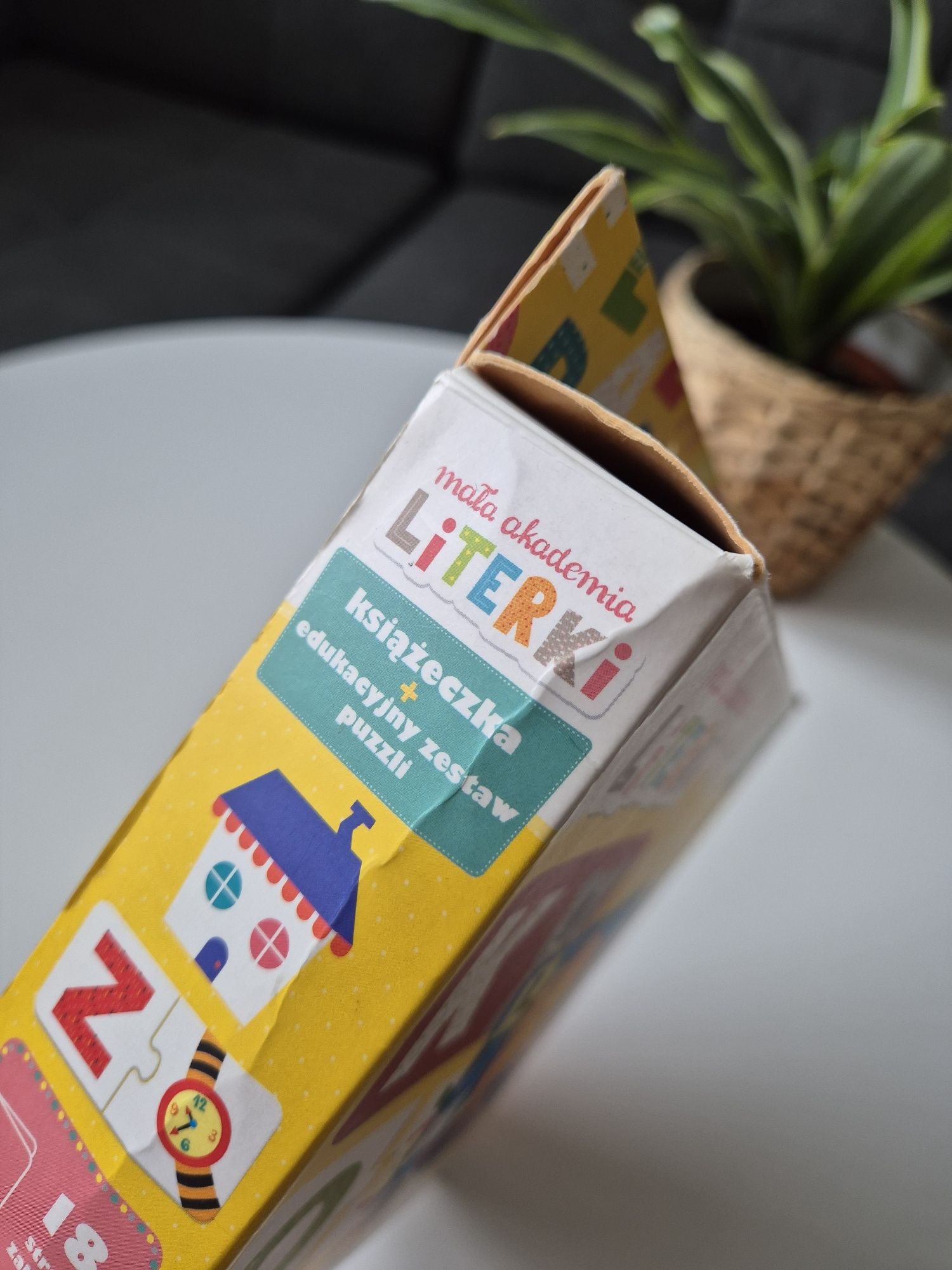Mała Akademia CzuCzu Literki edukacyjny zestaw puzzle 3+ używane