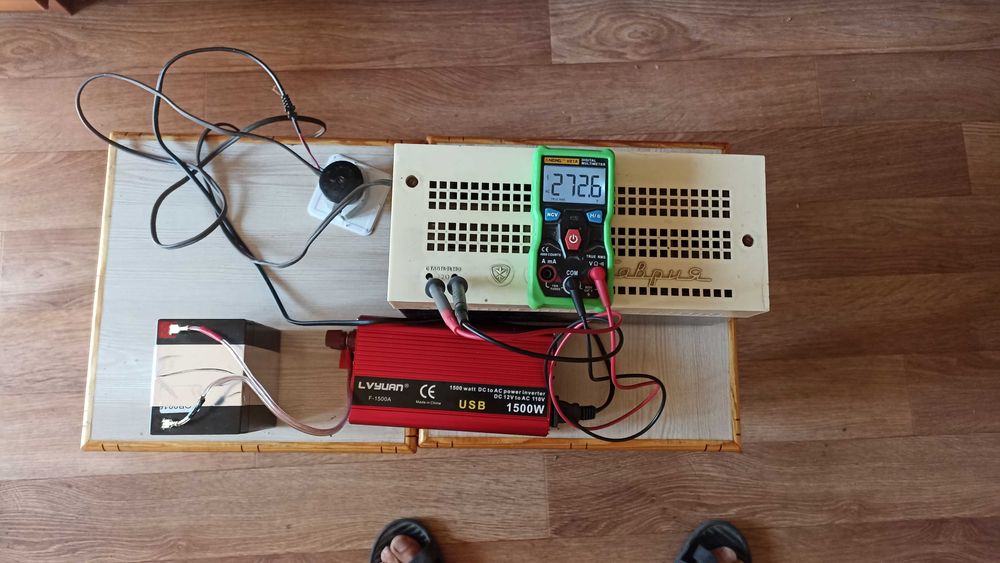 Інвертор перетворювач для котла, холодильника, 1500 W