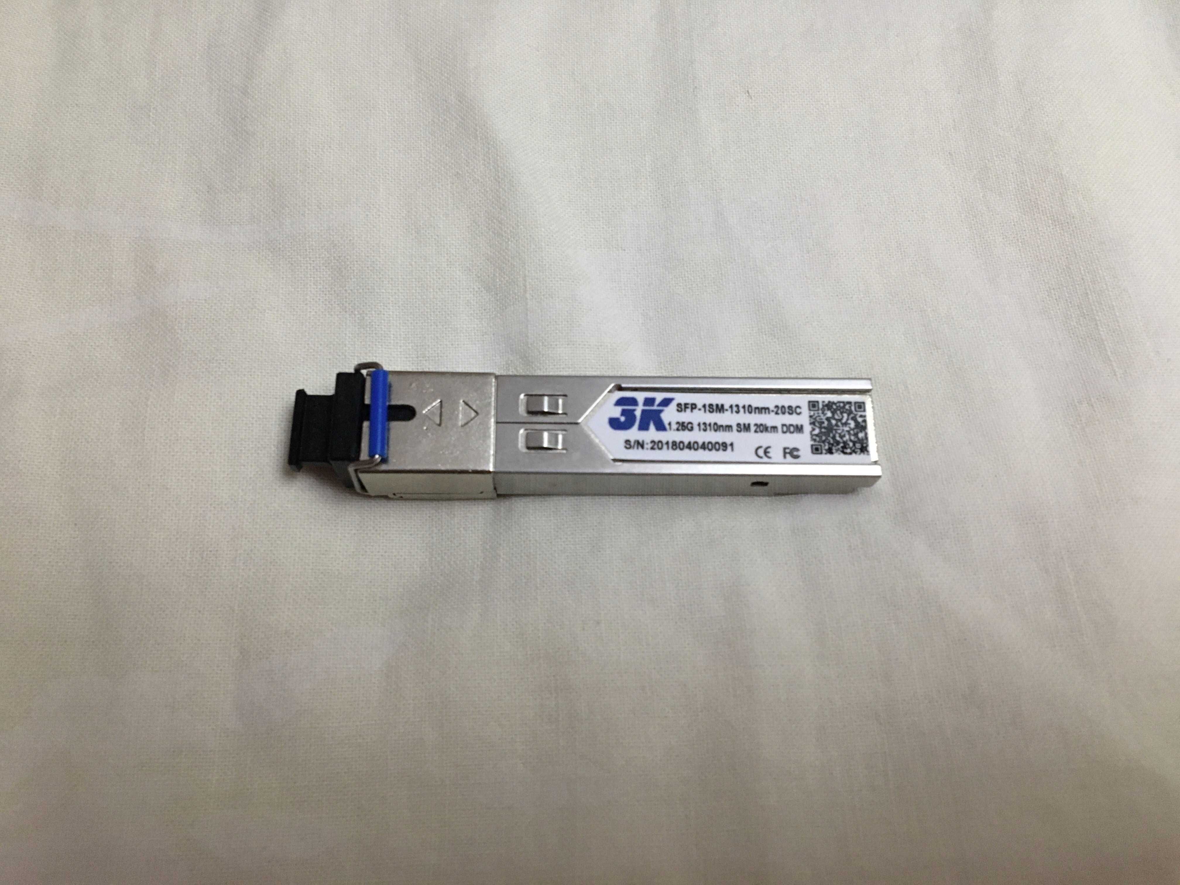 Медіаконвертер MikroTik RBFTC11 + SFP модуль + Cat. 5E SFTP 2m