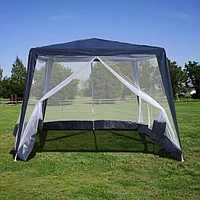 Садовый павильон шатер 3х3 метра с москитной сеткой