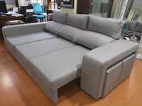 Sofa Chaiselong com Cama + Bau Elevatorio NOVO - FABRICA - sofá