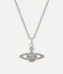 Vivienne Westwood Mini Bas Relief Orb Pendant Necklace