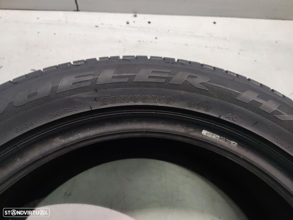 2 pneus semi novos 235-50r18 bridgestone - oferta dos portes