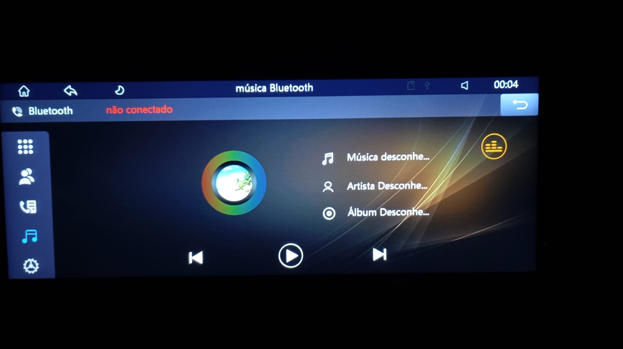 Multimedia sistema de som para carro