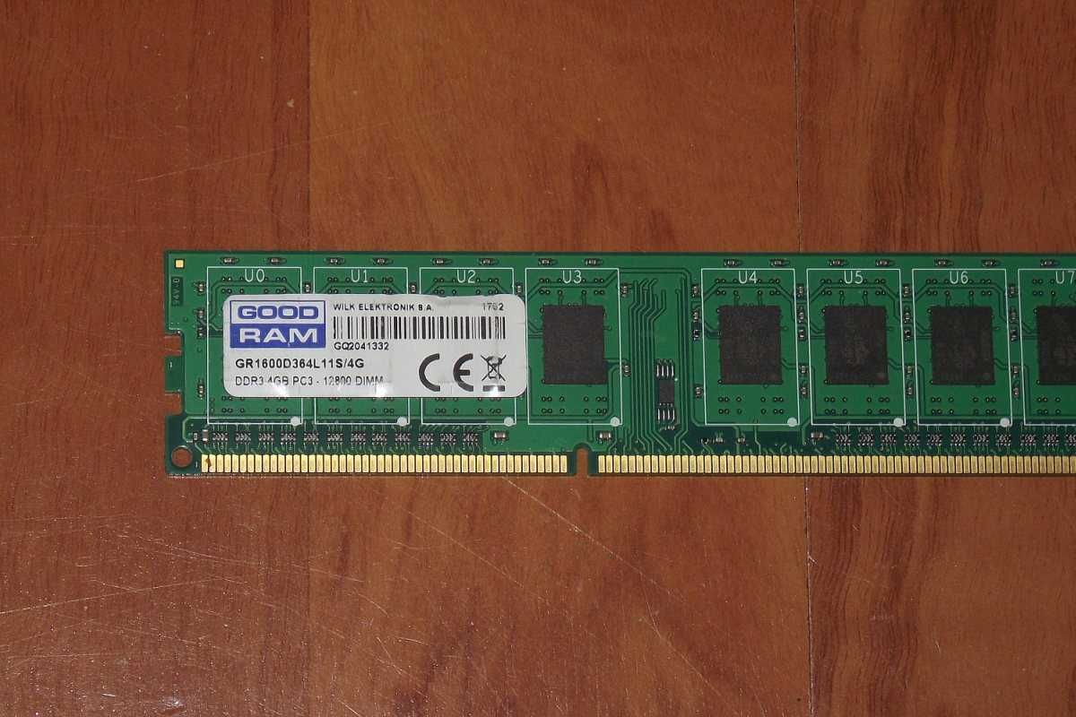 Pamięć GoodRam 4GB DDR3 PC3-12800 (1600MHz)