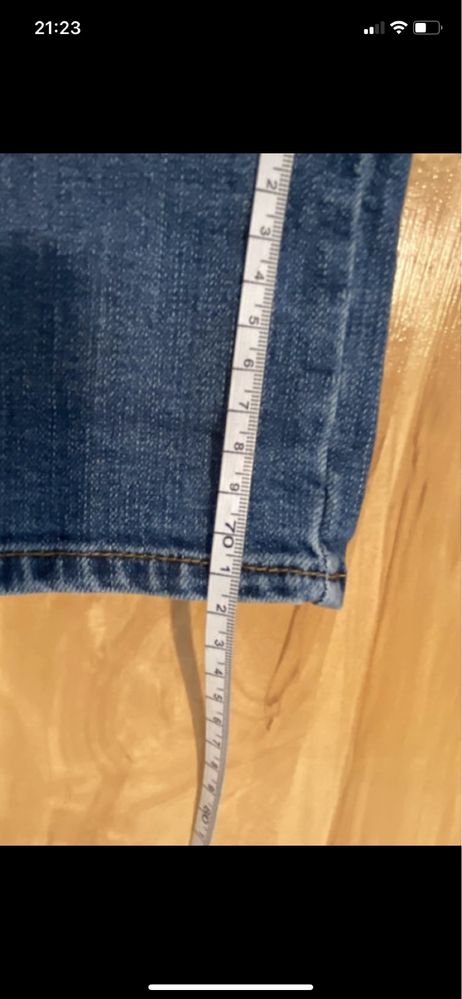 Liz Lange 40/ L ciążowe spodenki jeansowe dżinsowe niebieskie