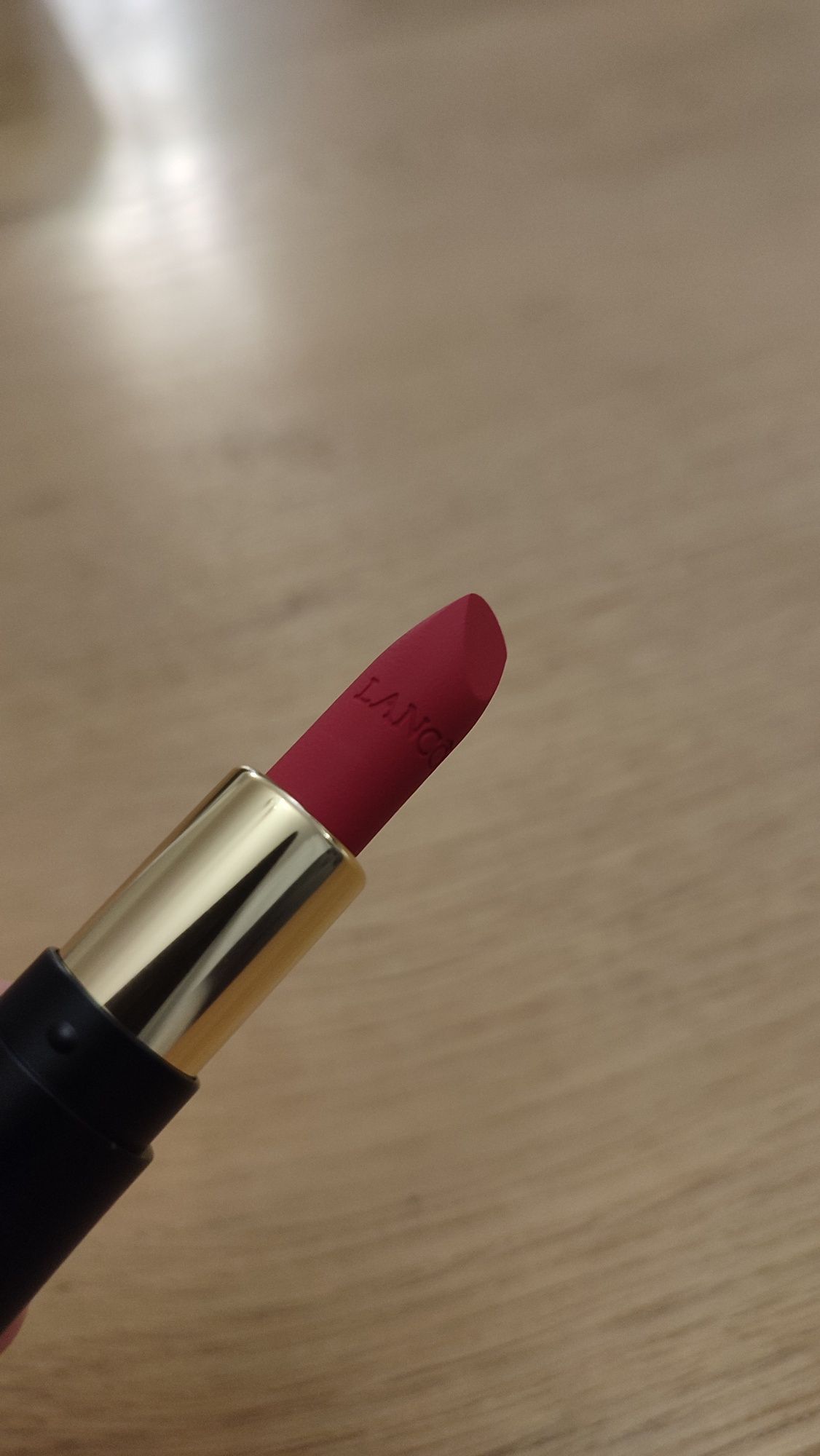 Lancome nowa pomadka szminka czerwona matowa prezent