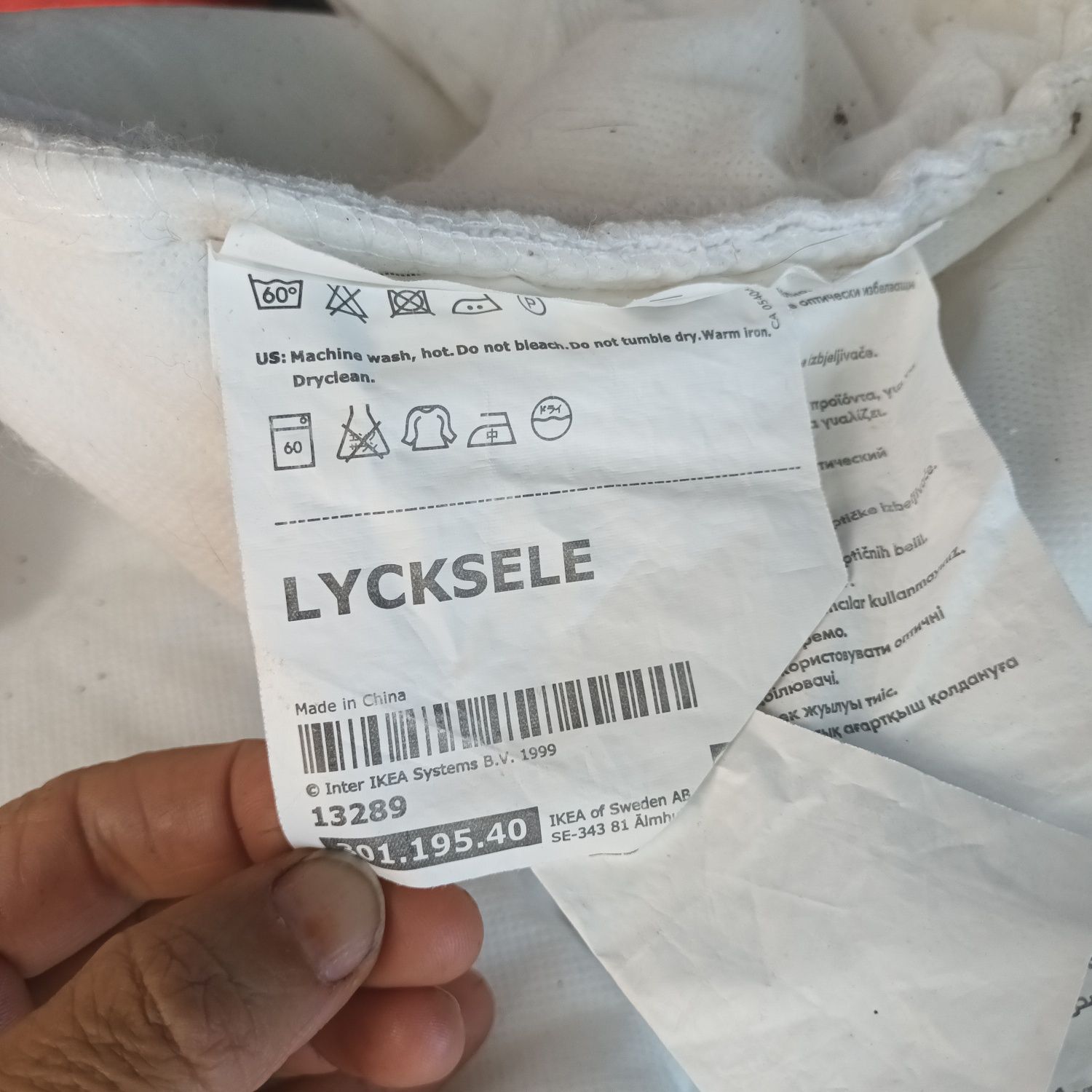 Capa de sofá cama individual  LYCKSELE Ikea