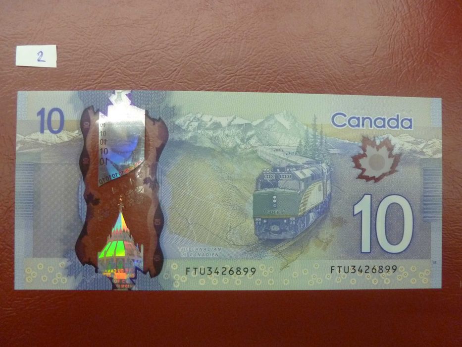 Banknot polimerowy Kanada 10 dolarów