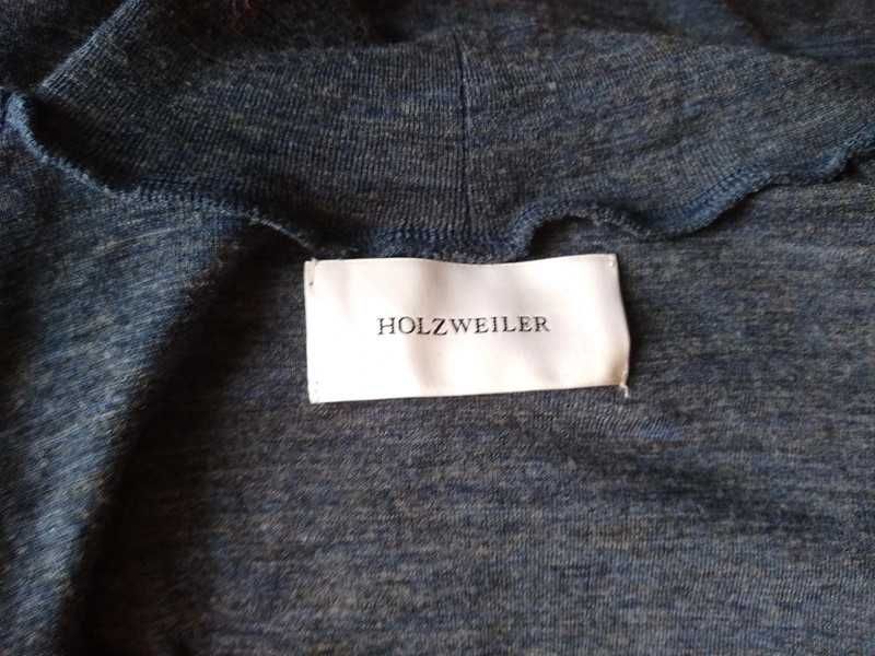 Holtzweiler  Norweska bluza termiczna z półgolfem, 100% Merino,   XS-L