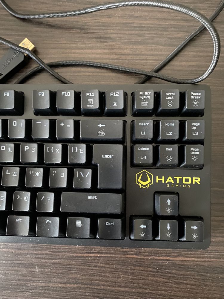 Клавиатура Hator Rockfall TKL USB Optical (HTK-620)
